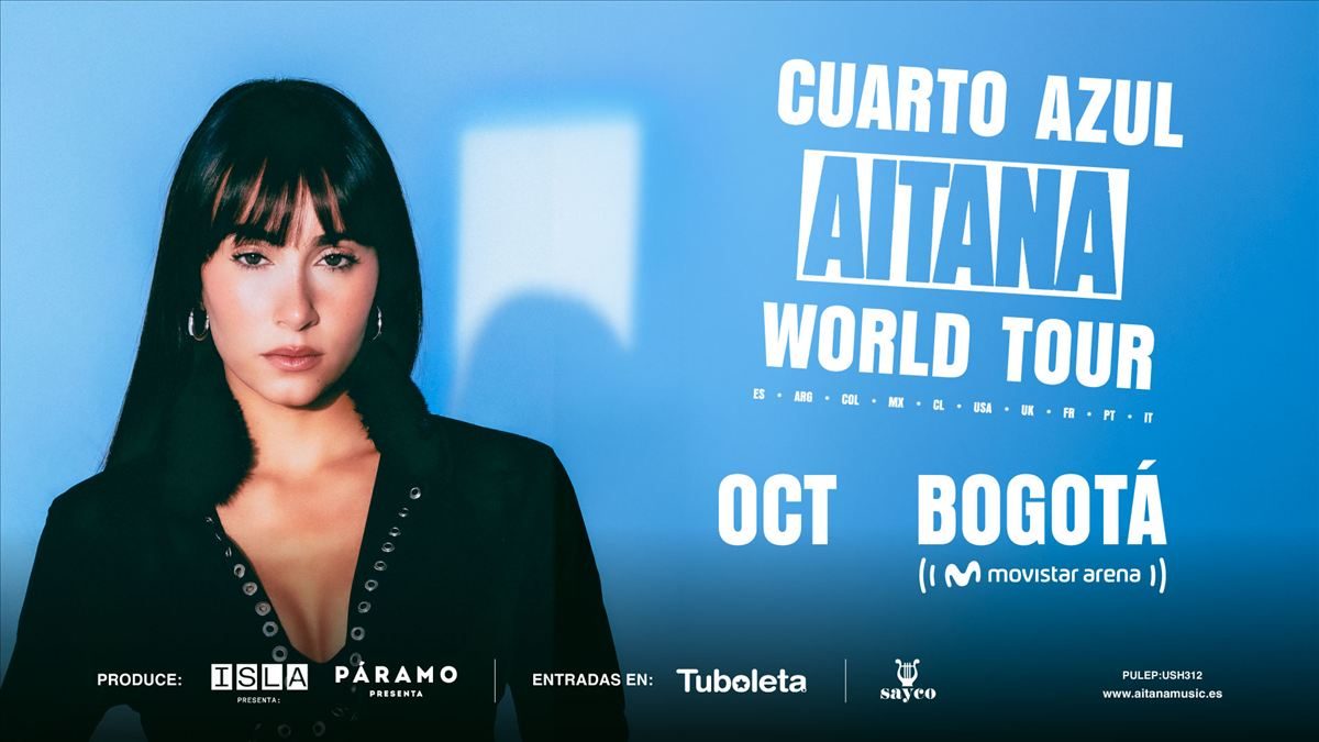 Aitana en concierto en Bogotá