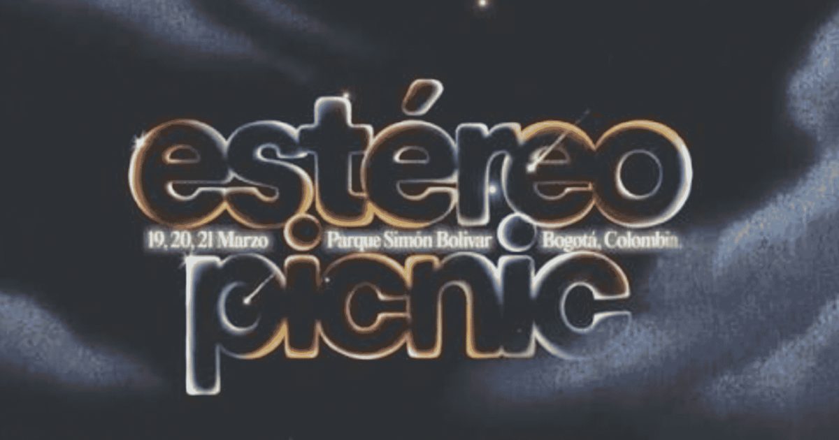 Anuncio del cartel oficial de artistas confirmados para el Estéreo Picnic 2027 en Bogotá