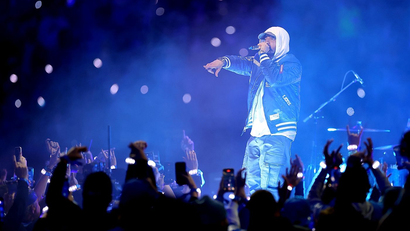 Imagen relacionada con el caso de la musica inedita de Eminem en la industria musical