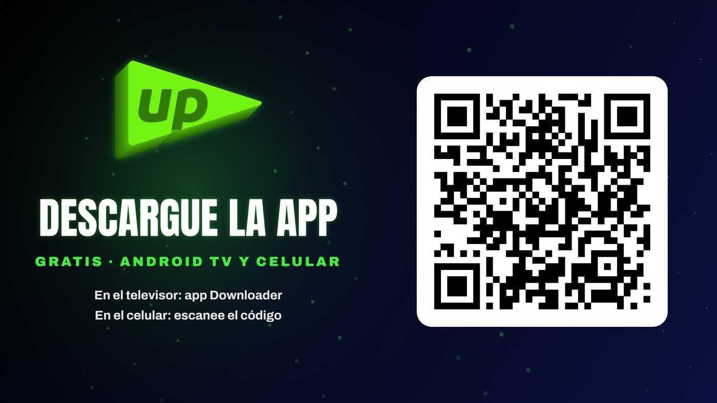 App UP MUSIC TV en Android TV y celulares